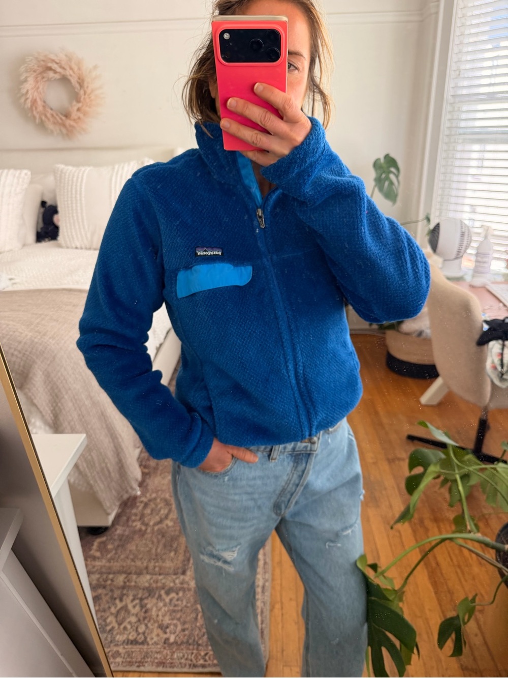 Patagonia Vibrant Blue Fleece Jacket